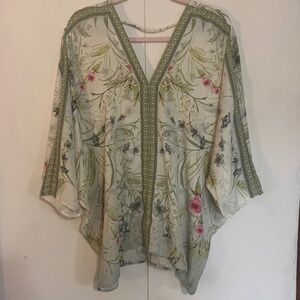 Rose + Olive Batwing Blouse